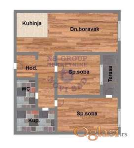 Trosoban stan, 64m2, Trandžament